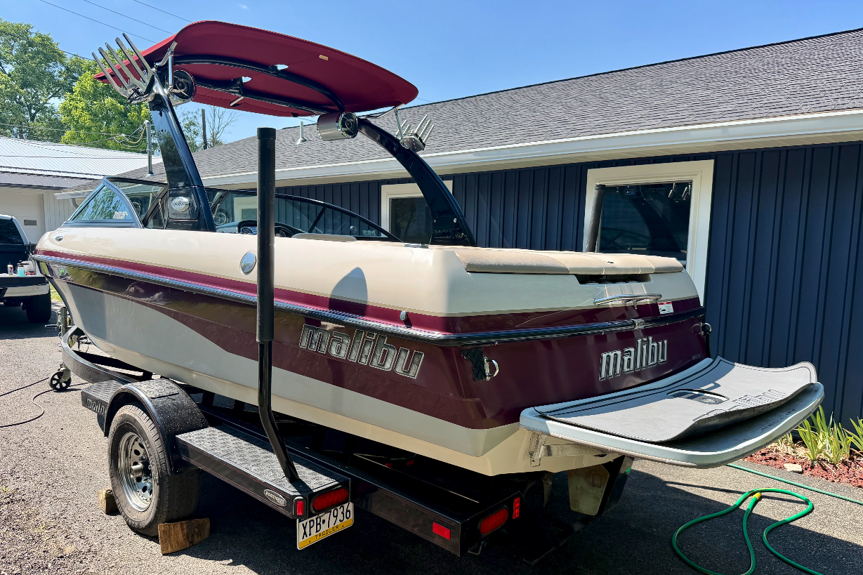 Boat after Gordo's Detailing marine exterior and interior detail