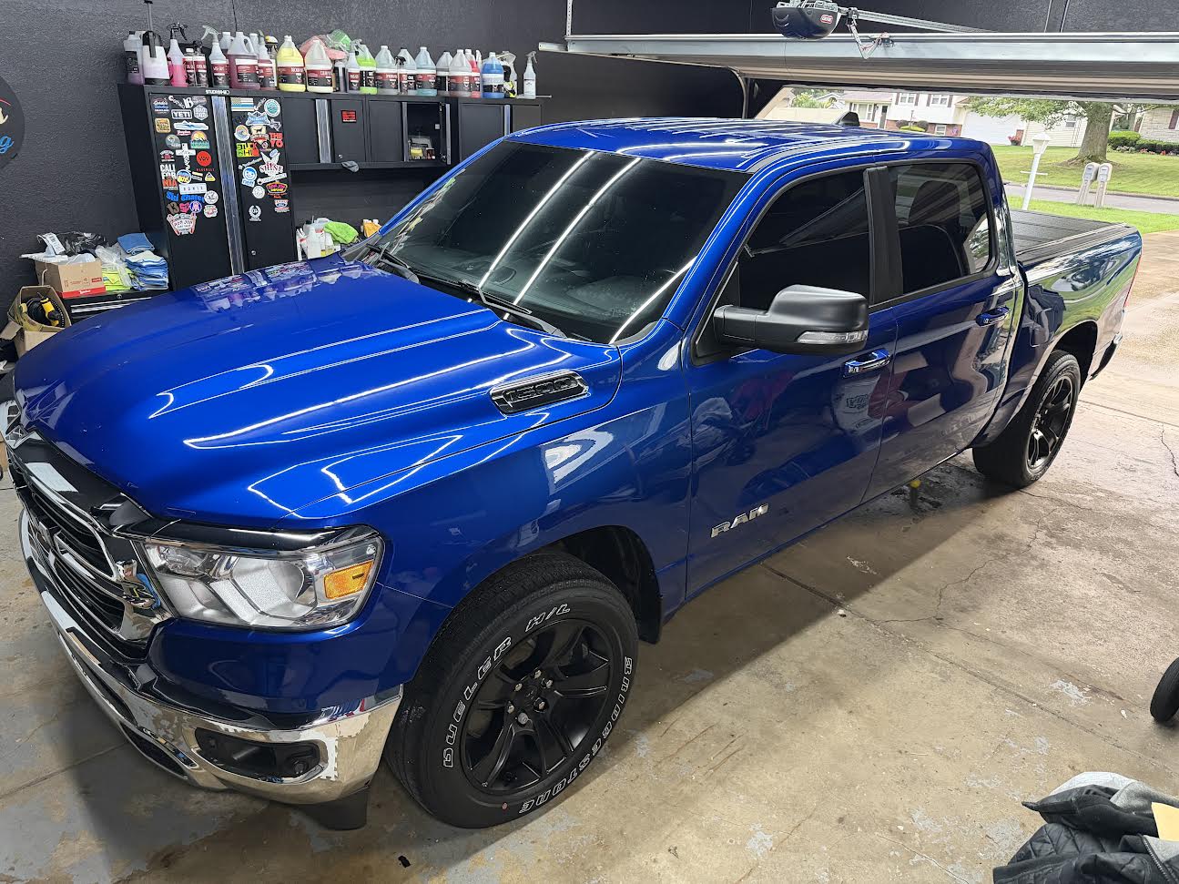 Polished vehicle paint after paint correction at Gordo's Detailing in Youngstown, OH